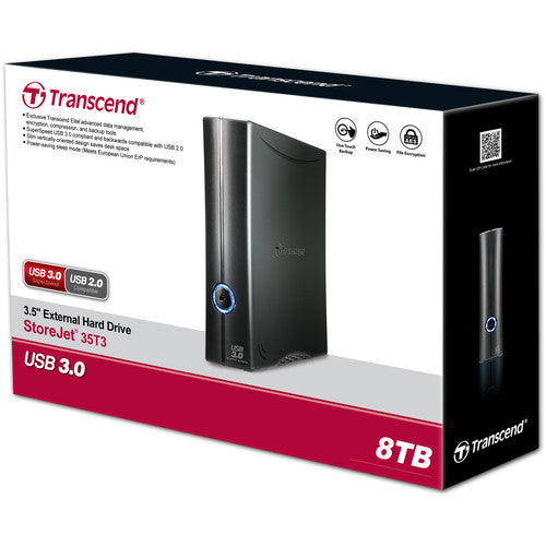 Transcend 35T3 USB 3.0 8TB My Book External Hard Disk - Laptop Spares