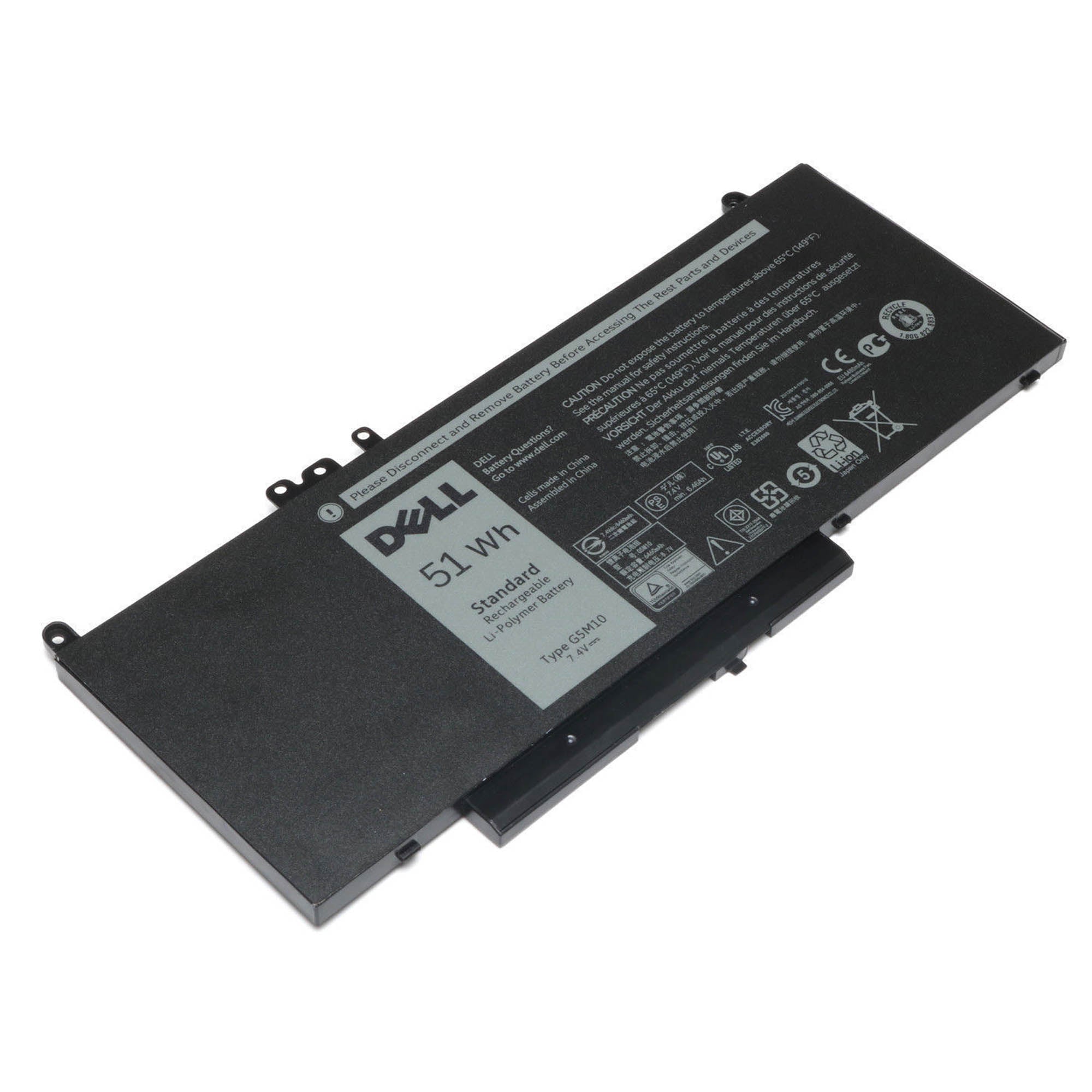 Dell Latitude E5250 E5425 E5450 E5470 E5525 E5550 G5m10 51wh 4 Cell Battery Laptop Spares 3650