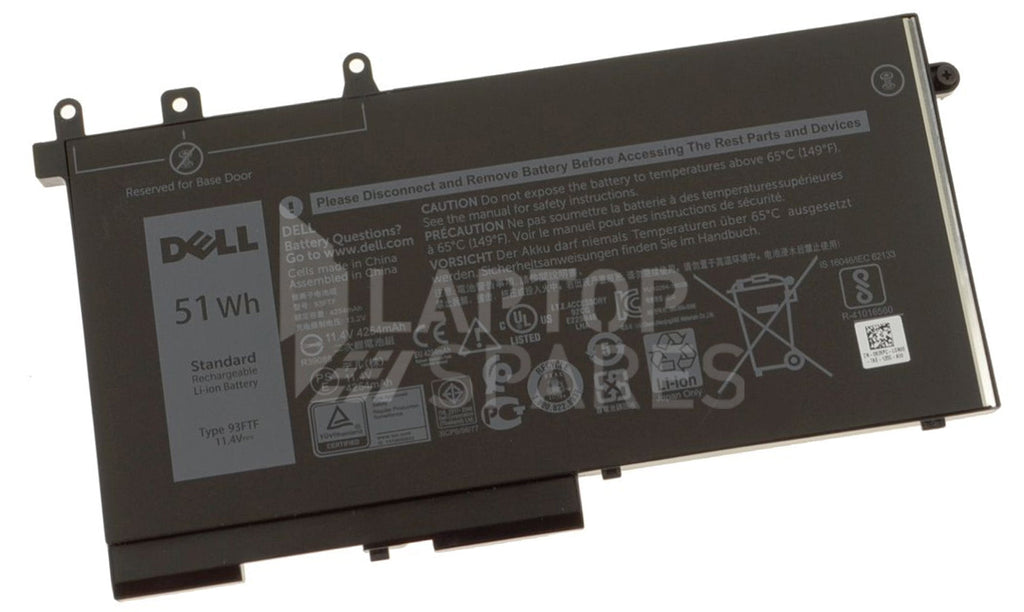 Dell Latitude 5580 51Wh 3 Cell Internal Battery - Laptop Spares