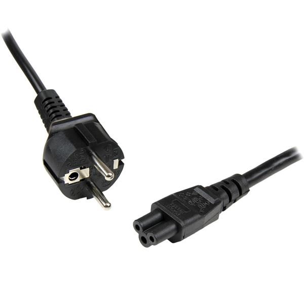 EU Plug Mains Power Cable Clover for Laptop Chargers