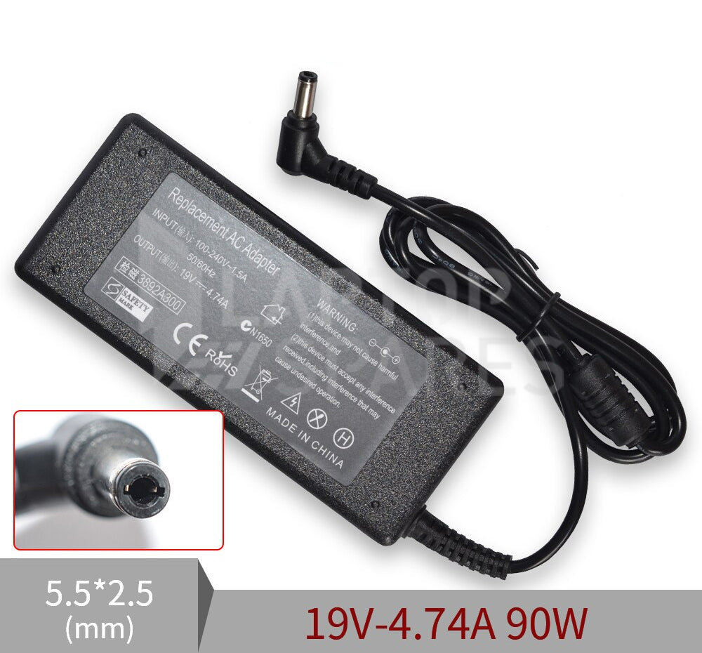 XCHA Chargeur Original Asus 5.5 x 2.5 mm - 19V - 3.42A - 65W + cable